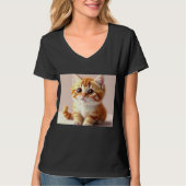 Leuke kat afbeeldingen t-shirt (Voorkant)