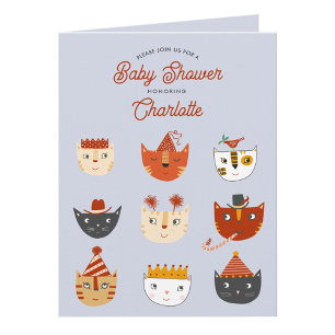 Leuke kat Genderneutraal Baby shower