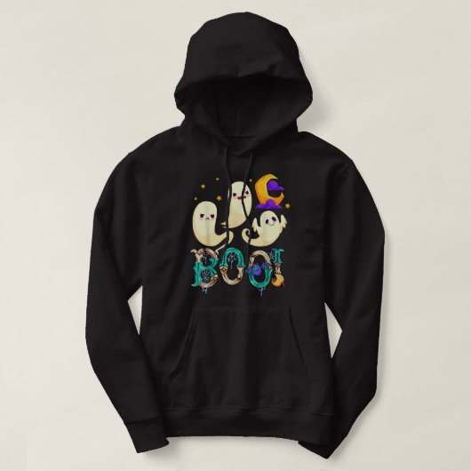 Leuke kat Gezicht Jack O Lantaarn Pompoen Hallowee Hoodie (Design voorkant)