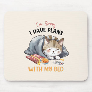 Leuke kat - Ik heb plannen Muismat