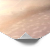 Leuke Kat in Blauw Jurk Art Nursery Poster (Hoek)