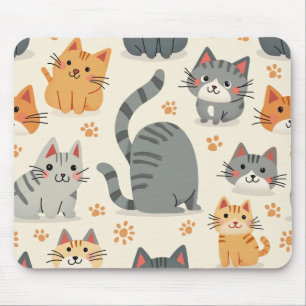 Leuke kat muis pad muismat
