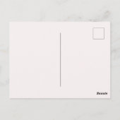 Leuke kat pastel kleur roze geel bruin ontwerp briefkaart (Achterkant)