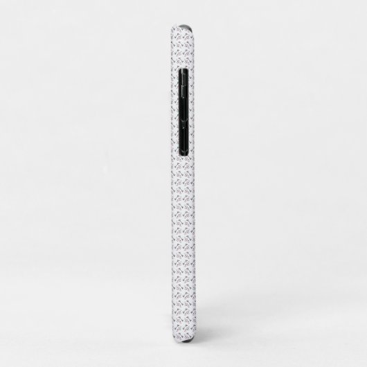 Leuke kat patroon naadloze achtergrond Case-Mate iPhone case (Achterkant/links)