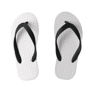 Leuke kat patroon naadloze achtergrond kinder teenslippers