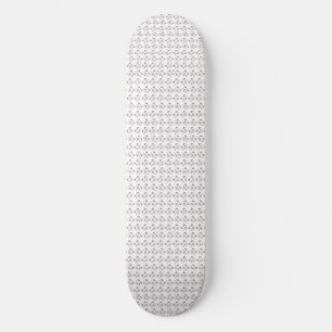 Leuke kat patroon naadloze achtergrond skateboard