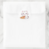Leuke kat sticker (Tas)