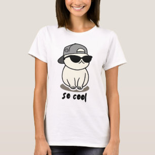 Leuke kat zo cool t-shirt