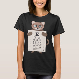 Leuke katten Kitten Baby Kat Ooggrafiek Artistiek T-shirt