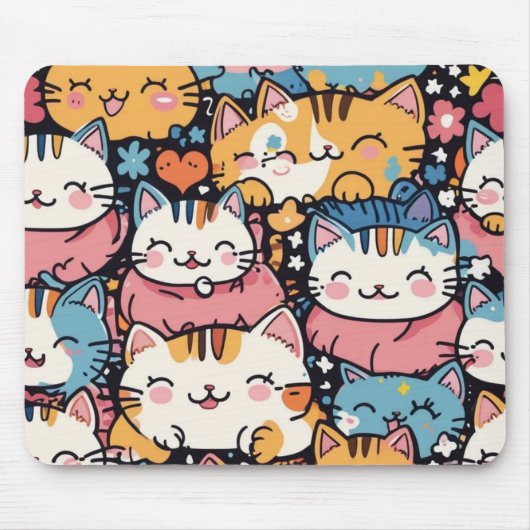 Leuke kattenpads muismat (Voorkant)