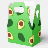 Leuke Kawaii Avocado slice zomer gradiënt Patroon Bedankdoosjes (Geopend)