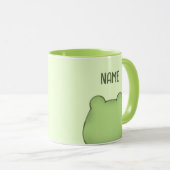 Leuke Kawaii Cartoon Frog Drink Bubble Tea Mok (Voorkant rechts)