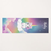 Leuke Kawaii Eenhoorn Kinder Yogamat (Voorkant (horizontaal))