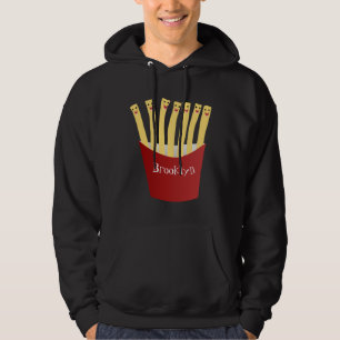 Leuke kawaii frietjes fastfood cartoon illustratie hoodie
