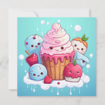 Leuke Kawaii Gift Kaarten