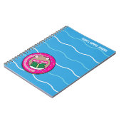 Leuke Kawaii Hamster Booklover Zomer Notitieboek (Linkerzijde)