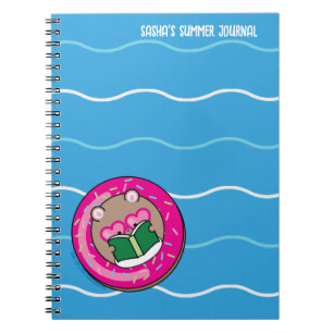 Leuke Kawaii Hamster Booklover Zomer Notitieboek