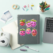 Leuke kawaii passievruchten sticker (iPad Cover)