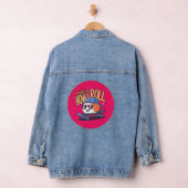 Leuke Kawaii Sushi op skateboard Denim Jacket (Hangar)