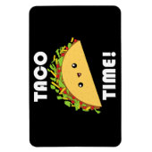 Leuke kawaii taco tijd! Magneet (Verticaal)