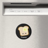 Leuke kawaii toasty toast en boter magneet (Insitu (Vaatwasser))