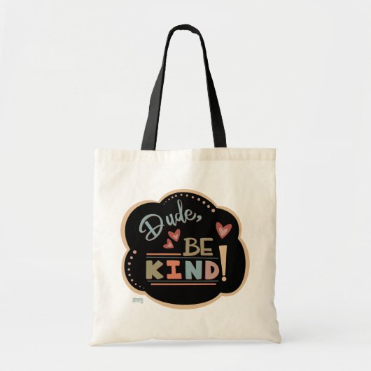 Leuke kerel Be Kind Inspirivity Canvas tas (Voorkant)