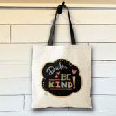 Leuke kerel Be Kind Inspirivity Canvas tas