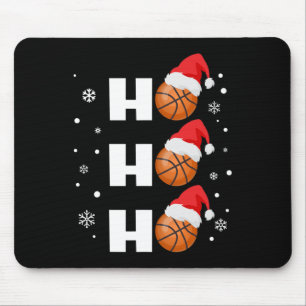 Leuke kerst basketbalspeler Ho Ho Ho Sport Fa Muismat