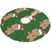 Leuke kerst Capybara Santa Claus Kerstboom Rok (Gekanteld)