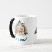 Leuke kerst elf mok (Voorkant links)