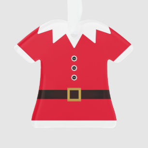 Leuke kerst elf pak beeldje gepersonaliseerd ornament