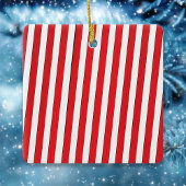 Leuke Kerst Foto Krant Print Grappig Keramisch Ornament