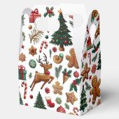 Leuke kerst gunstbox bedankdoosjes (Geopend)