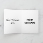 Leuke kerst Kaart: stout of lekker. Feestdagen Kaart (Binnen)