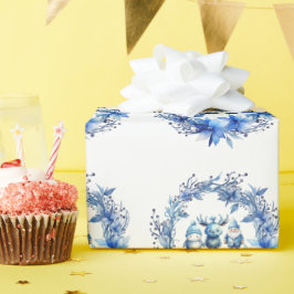 Leuke kerst maatjes cadeaupapier