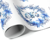 Leuke kerst maatjes cadeaupapier (Rol Hoek)