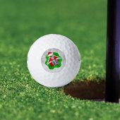 Leuke Kerst Skeleton Ornament Eyes in Splatter Golfballen