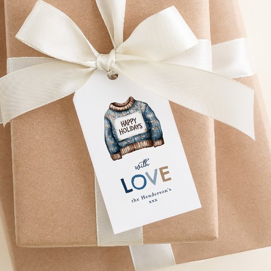 Leuke Kerst Truien Fijne Feestdagen Cadeaulabel