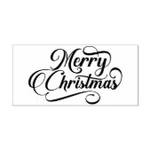 Leuke kerst woord kunst 	rubberstempel (Afrduk)