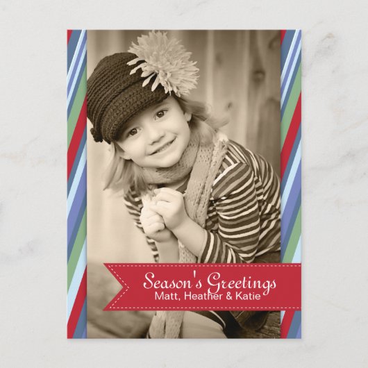 Leuke kerstfoto Briefkaarten (Voorkant)