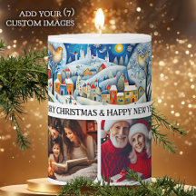 Leuke kerstfotocollage