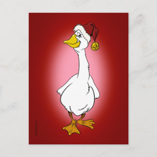 Leuke Kerstgans Feestdagenkaart