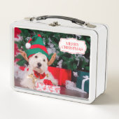 Leuke Kersthond met Kerstboom (Voorkant)