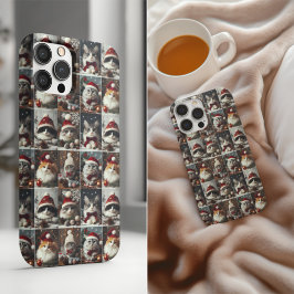 Leuke Kerstkatten Winterdieren Rustiek iPhone 13 Pro Hoesje