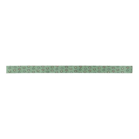 Leuke kerstkransen in het groen lint (Voorkant)