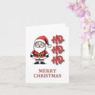 Leuke Kerstman Ho Ho Ho Kerstmis Kaart
