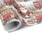 Leuke Kerstman inpakpapier rol (Rol Hoek)