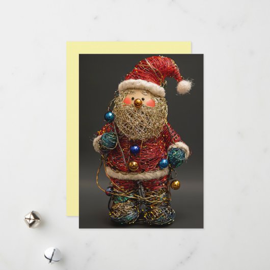 Leuke Kerstman Kaart (Voorkant / Achterkant in situ)