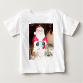 Leuke Kerstman met Snow Art Print (Voorkant)