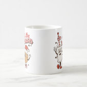 Leuke kerstmelk en koekje koffiemok (Center)